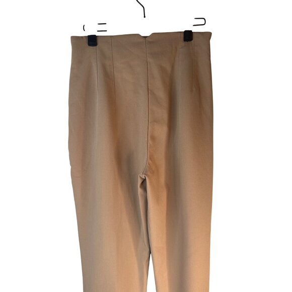 Zara Womens M Camel High-Waist Trousers Polyester & Viscose - Picture 13 of 15